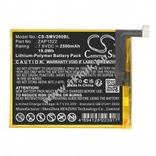 Helyettes�t� akku Sunmi T5930 ZAP1522 2500mAh 19Wh