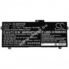 Helyettes�t� laptop akku Samsung ATIV Book 9 Pro AA-PBUN4NP 3700mAh 56.24Wh