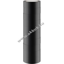 Goobay Tools 10db/csomag PVC szigetel�szalag 19mm x 10m fekete