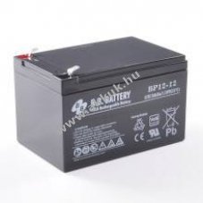 B.B. Battery BP12-12 12V 12Ah �lom akku AGM VdS