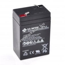 B.B. Battery BP5-6 6V 5Ah �lom akku AGM