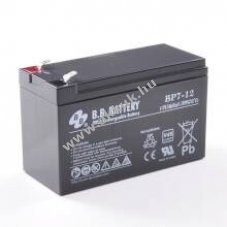 B.B. Battery BP7-12 VdS 12V 7Ah �lom akku AGM