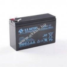 B.B. Battery HR6-12 12V 6Ah �lom (AGM) akku