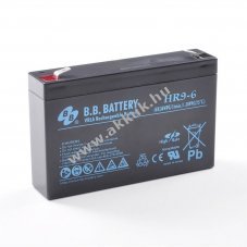 B.B. Battery HR9-6 6V 9Ah AGM �lom akku