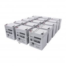 Helyettes�t� akku Eaton-MGE Pulsar MX 5000 2001627 UPS sz�netmentes z�rt �lom-savas 15db/csomag
