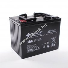 B.B. Battery MPL80-12-H 12V 80Ah �lom akku AGM 261x173x200mm Terminal I2
