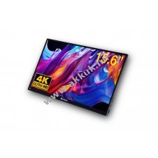Verbatim PMT-15-4K 15,6 (39,62cm) 4K Ultra HD hordozhat� monitor IPS �rint�k�perny� USB-C HDMI
