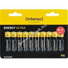 Intenso Energy Ultra AA Mignon ceruza 1.5V 2600mAh 10db/csomag elem Alkaline