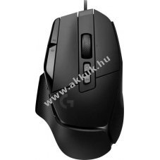 Logitech G502 X gaming eg�r HERO 25K optikai 25600dpi 13 gomb RGB USB-C fekete