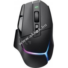 Logitech G502 X PLUS LIGHTFORCE vezet�k n�lk�li eg�r HERO25K 25600dpi 11gomb USB-C fekete