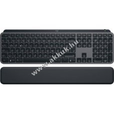 Logitech MX Keys S vezet�k n�lk�li Bluetooth grafit megvil�g�tott DE Logi Bolt k�zt�masz