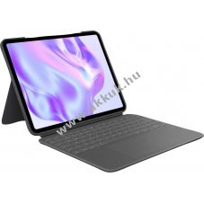 Logitech Combo Touch Smart Connector DE sz�rke billenty�zet-tok iPad Air 11 (M4 M5) Trackpad
