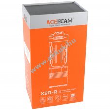 AceBeam X20-R keres�l�mpa 8xLuxeon HL4X 10000lm 2x18650 3000mAh USB-C IP68