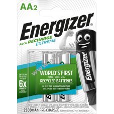 Energizer Extreme AA Mignon ceruza akku 1,2V 2300mAh 2db/csomag NiMH