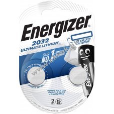 Energizer CR2032 gombelem 3V 2db/csomag Ultimate Lithium