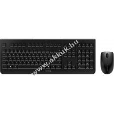 Cherry DW 3000 vezet�k n�lk�li billenty�zet-eg�r szett fekete DE 1200dpi optikai