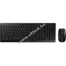 Cherry STREAM Desktop Recharge vezet�k n�lk�li billenty�zet �s eg�r szett DE fekete 2400dpi