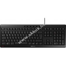 Cherry STREAM Keyboard USB vezet�kes fekete DE lapos billenty�zet