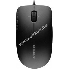 Cherry MC 2000 USB fekete optikai eg�r 1600dpi 3 gomb Tilt-Wheel 180cm