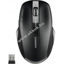 Cherry MW 2310 2.0 vezet�k n�lk�li optikai eg�r 2400dpi 6 gomb fekete Nano-USB