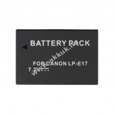 Helyettes�t� akku CAN LP-E17 7,4V 1040mAh 7,7Wh f�nyk�pez�g�p Li-ion