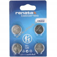 Renata CR2032 3V 225mAh 4db/csomag l�tium elem Lithium