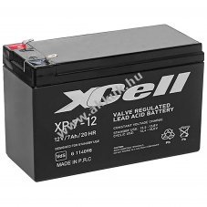 XCell XP7-12 12V 7000mAh Faston 6,3mm VdS AGM akku �lom
