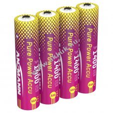 Ansmann Pure Power AAA (Micro) akku 1,5V min.1250mAh 4db/csomag Li-Ion