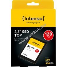 Intenso SSD 128GB 2,5'' SATA III 6Gbps olvas�s 550MB/s �r�s 500MB/s Retail