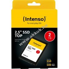 Intenso SSD 2TB SATA-III 6,35cm (2,5) 550MB/s olvas�s 500MB/s �r�s Retail