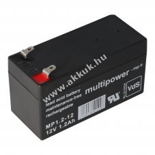 Multipower MP1.2-12 12V 1,2Ah akku Gira 094300 AGM �lom