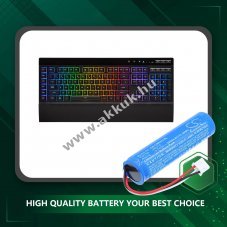 Helyettes�t� billenty�zet eg�r akku K57 RGB Wireless Gaming Keyboard RDJ15 3400mAh 12.58Wh