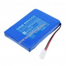Helyettes�t� m�r�m�szer akku Deviser DS2500C AHB4570105 10000mAh 7.4V 74Wh
