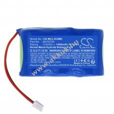 Helyettes�t� orvosi eszk�z akku MicroLoop 3535 spirom�ter BAT6709 1200mAh/4.32Wh