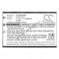 Helyettes�t� t�vir�ny�t� akku UEI-NEVO C3 HK-NP60-850 1000mAh 3.7Wh