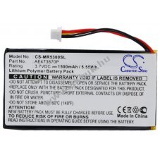 Helyettes�t� gps akku Maestro 5300 AE473870P 1500mAh 5.55Wh
