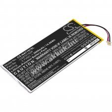 Helyettes�t� t�blag�p akku ONA19TB007 U2870152P 3800mAh/14.06Wh