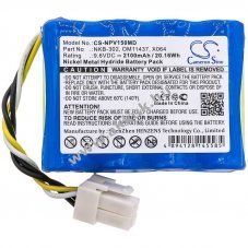 Helyettes�t� orvosi eszk�z akku Nihon Kohden OPV 1500 NKB-302 2100mAh 20.16Wh 9.6V