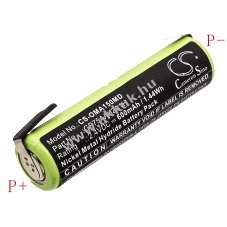 Helyettes�t� fogkefe akku Colgate Omron ProClinical A1500 GP75AAH2A1H 600mAh 1,44Wh