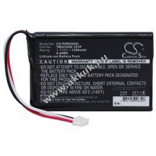 Helyettes�t� gps akku Drive 200 TM523450 1S1P 3.7V 1200mAh 4.44Wh Li-Ion