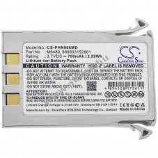 Helyettes�t� orvosi eszk�z akku Moniteur Invivo 9065 989803152881 700mAh 2.59Wh