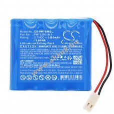 Helyettes�t� m�r�m�szer akku Phase II PHT6000-941 3200mAh 11.84Wh 3.7V