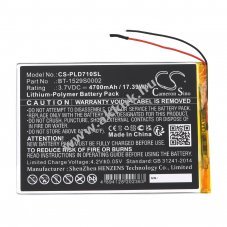 Helyettes�t� t�blag�p akku Polaroid MID1047 BT-1529S0002 4700mAh 17.39Wh 3.7V