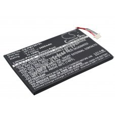 Helyettes�t� t�blag�p akku Multipad 7.0 Ultra Duo 3871A2 3000mAh 11.1Wh