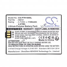 Helyettes�t� vezet�k n�lk�li akku fejhallgat� AB/S1 1100mAh 4.07Wh fekete