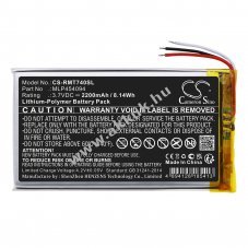 Helyettes�t� gps akku TND-740 MLP454094 2200mAh 8.14Wh
