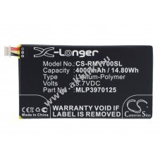Helyettes�t� t�blag�p akku Elipsis QMV7A 7in MLP3970125 4000mAh 14.8Wh