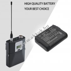 Helyettes�t� ad� vev� akku ADX1 bodypack 95A24832 1800mAh 6.66Wh Li-ion