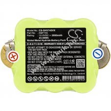 Helyettes�t� porsz�v� akku Shark SV745 XBP745 2000mAh 24Wh 12V