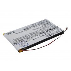 Helyettes�t� m�dialej�tsz� akku Napster MP3 PCF345385A 1600mAh 5.92Wh Li-ion